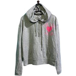 Second Hand 1/2 Zip Men's Hoodie Gray XL